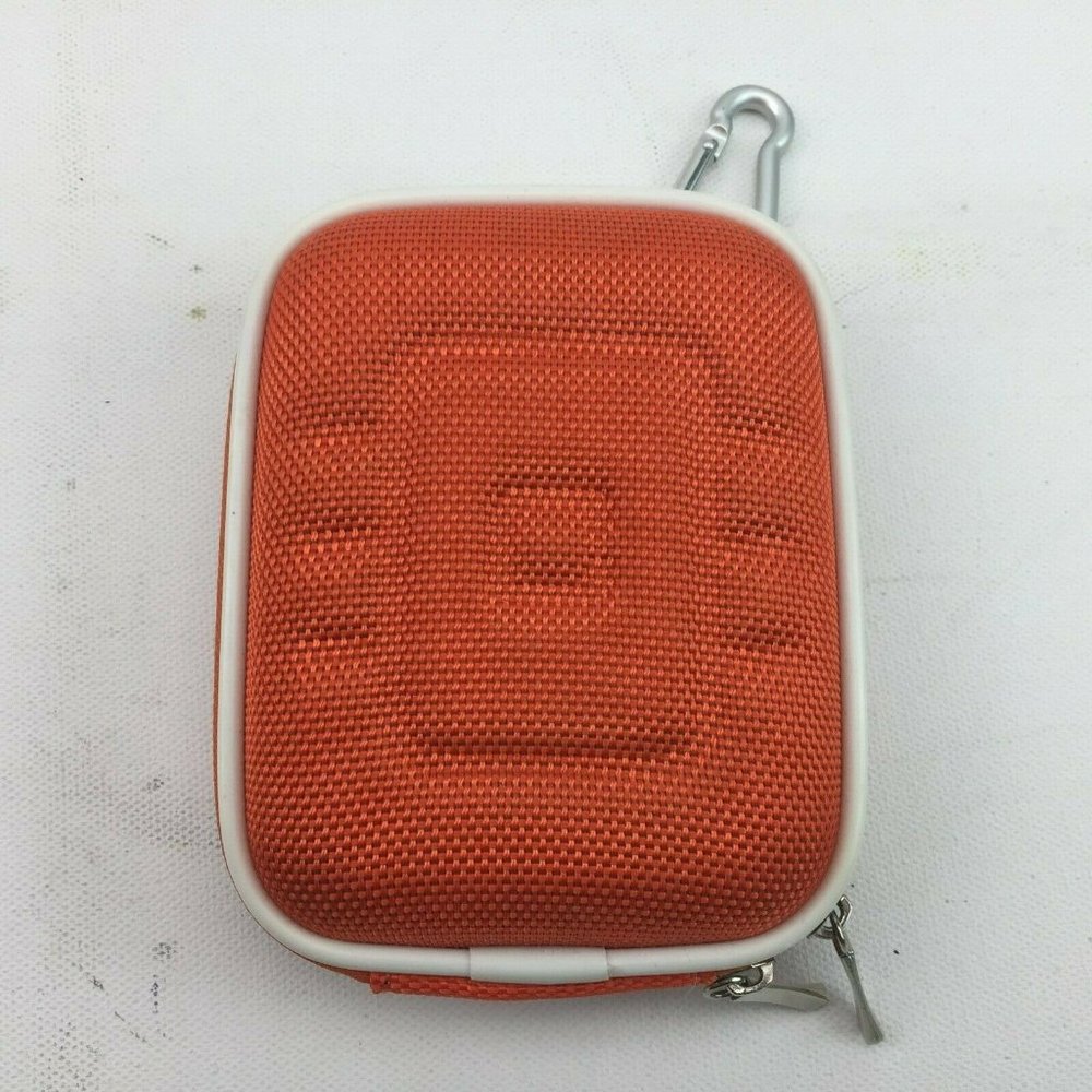 GPS Camera Hard Shell Carry Case Orange 5" x 4"